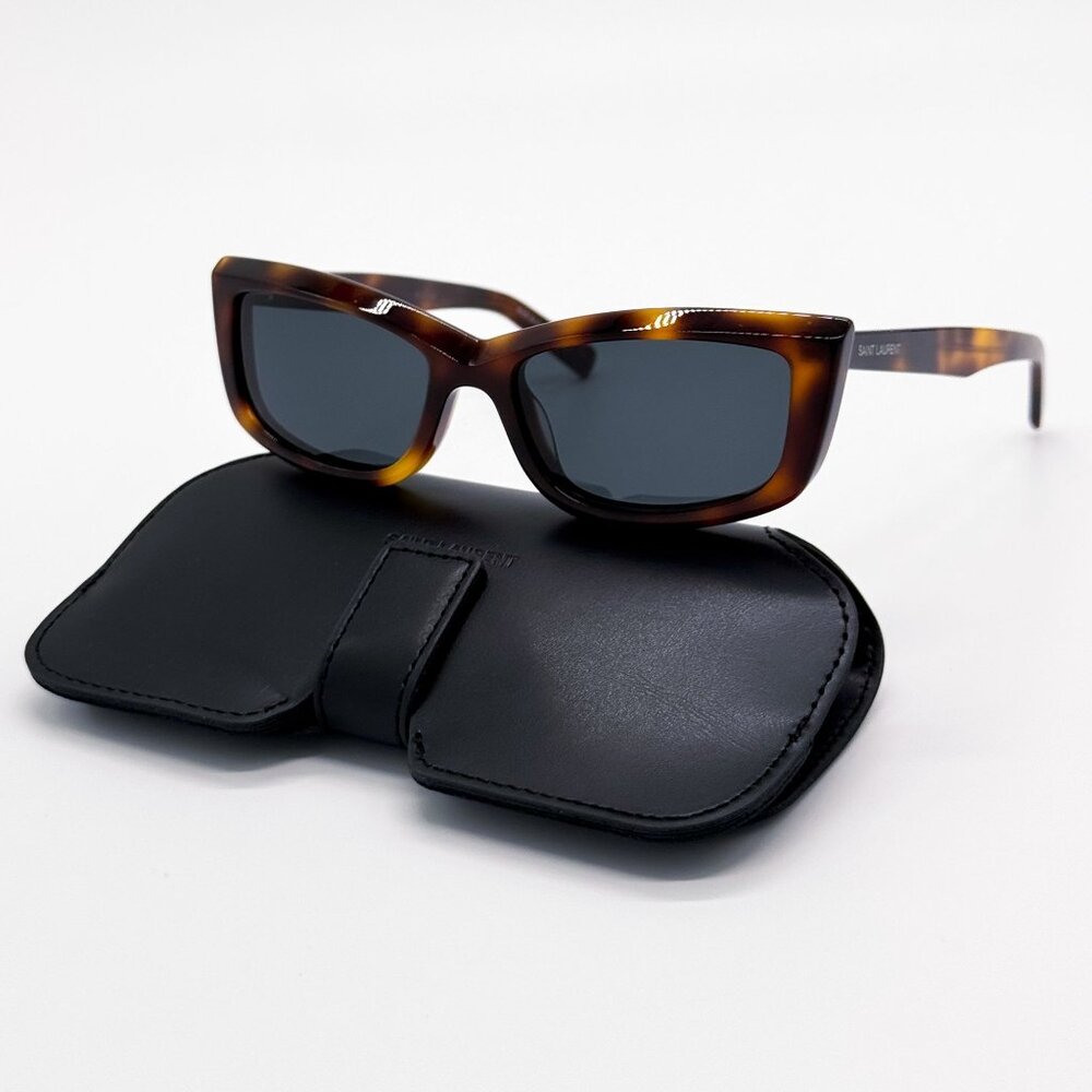 NEW SAINT LAURENT SUNGLASSES SL658 002 HAVANA WOMEN EYEWEAR SL 658 002